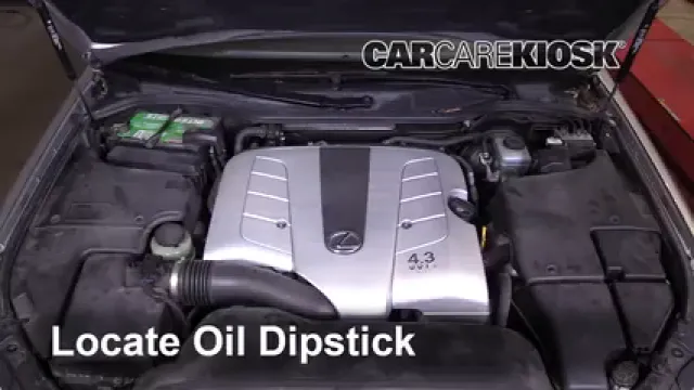 2005 Lexus LS430 4.3L V8 Oil Check Oil Level